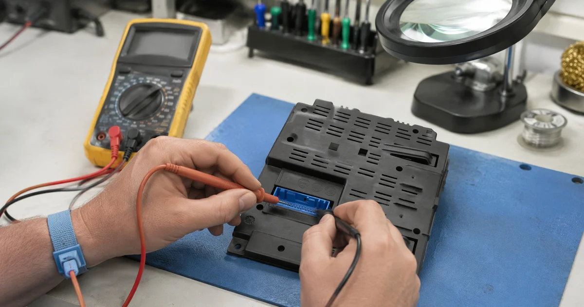 Reparación del módulo Blue&Me a nivel de componente